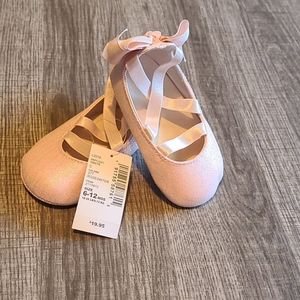 Pink ballerina flats